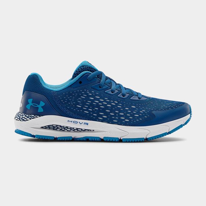 Under Armour HOVR Sonic 3 - Chlapcenske Bezecke Topanky - Tmavo Siva Modre/Biele